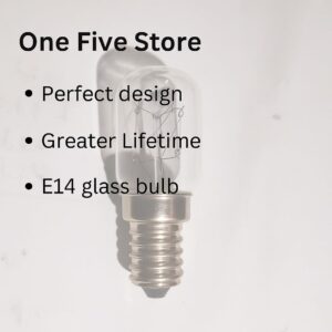 15W E-14 Refrigerator Halogen Bulb Pack Of 1 15W E-14 Refrigerator Halogen Bulb Pack Of 1