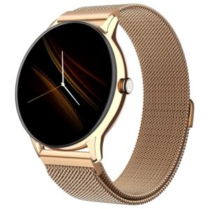 Noise Twist Go Round dial Smartwatch with BT Calling, 1.39″ Display, Metal Build, 100+ Watch Faces, IP68, Sleep Tracking, 100+ Sports Modes, 24/7 Heart Rate Monitoring (Gold Link) Noise Twist Go Round dial Smartwatch with BT Calling, 1.39″ Display, Metal Build, 100+ Watch Faces, IP68, Sleep Tracking, 100+ Sports Modes, 24/7 Heart Rate Monitoring (Gold Link)
