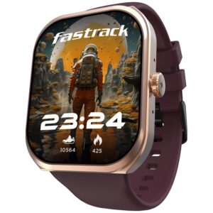 Fastrack Limitless FS2+ Smart Watch, 2.01″ UltraVU Display, Functional Crown, SingleSync BT Calling, 110+ Sports Modes, 200+ Smartwatch Faces, Upto 7 Day Battery, AI Voice Assistant (Wine Red) Fastrack Limitless FS2+ Smart Watch, 2.01″ UltraVU Display, Functional Crown, SingleSync BT Calling, 110+ Sports Modes, 200+ Smartwatch Faces, Upto 7 Day Battery, AI Voice Assistant (Wine Red)