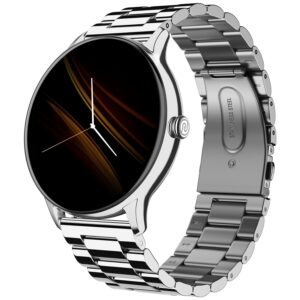 Noise Twist Go Round dial Smartwatch with BT Calling, 1.39″ Display, Metal Build, 100+ Watch Faces, IP68, Sleep Tracking, 100+ Sports Modes, 24/7 Heart Rate Monitoring (Elite Silver) Noise Twist Go Round dial Smartwatch with BT Calling, 1.39″ Display, Metal Build, 100+ Watch Faces, IP68, Sleep Tracking, 100+ Sports Modes, 24/7 Heart Rate Monitoring (Elite Silver)