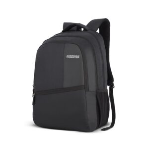 American Tourister Valex 28 Ltrs Large 5 Compartment Laptop Backpack with Bottle Pocket and Front Organizer- Black American Tourister Valex 28 Ltrs Large 5 Compartment Laptop Backpack with Bottle Pocket and Front Organizer- Black