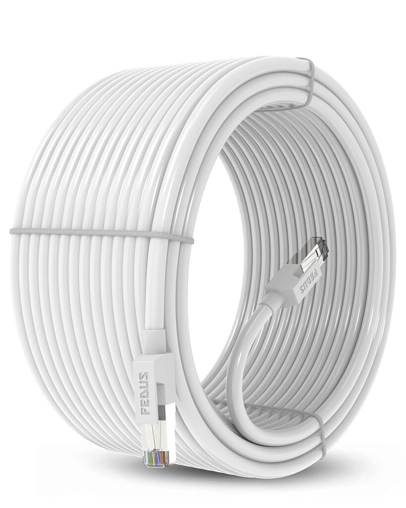 FEDUS Cat6 Ethernet Cable, 10M High Speed 550MHZ / 10 Gigabit Speed UTP LAN Cable, Network Cable Internet Cable RJ45 Cable LAN Wire, Patch Computer Cord Gigabit Category 6 Wires for Modem, Black
