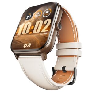 GOBOULT Drift+ Smart Watch 1.85”HD Screen, Bluetooth Calling, IP67, 500 Nits Brightness,150+ Watchfaces, AI Voice Assistant, SpO2 Monitoring, 100+ Sports Mode Smartwatch (Snow Leather) GOBOULT Drift+ Smart Watch 1.85”HD Screen, Bluetooth Calling, IP67, 500 Nits Brightness,150+ Watchfaces, AI Voice Assistant, SpO2 Monitoring, 100+ Sports Mode Smartwatch (Snow Leather)