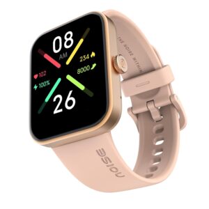 Noise Pulse Go Buzz Smart Watch with Advanced Bluetooth Calling, 1.69″ TFT Display, SpO2, 100 Sports Mode with Auto Detection, Upto 7 Days Battery (2 Days with Heavy Calling) – Rose Pink Noise Pulse Go Buzz Smart Watch with Advanced Bluetooth Calling, 1.69″ TFT Display, SpO2, 100 Sports Mode with Auto Detection, Upto 7 Days Battery (2 Days with Heavy Calling) – Rose Pink