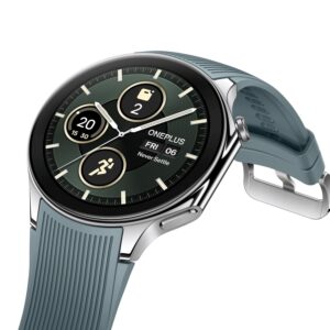 OnePlus Watch 2 with Wear OS 4,Snapdragon W5 Chipset,Upto 100hrs battery life,1.43’’ AMOLED Display,Stainless Steel & Sapphire Crystal build,Dual Frequency GPS,5 ATM, IP68 & BT Calling (Radiant Steel) OnePlus Watch 2 with Wear OS 4,Snapdragon W5 Chipset,Upto 100hrs battery life,1.43’’ AMOLED Display,Stainless Steel & Sapphire Crystal build,Dual Frequency GPS,5 ATM, IP68 & BT Calling (Radiant Steel)