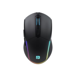Portronics Toad One Bluetooth Mouse with 2.4 GHz & BT 5.3 Dual Wireless, 6 Buttons, Rechargeable, RGB Lights, Connect 3 Devices, Ergonomic Design for Laptop, Smartphone, Tablet (Black) Portronics Toad One Bluetooth Mouse with 2.4 GHz & BT 5.3 Dual Wireless, 6 Buttons, Rechargeable, RGB Lights, Connect 3 Devices, Ergonomic Design for Laptop, Smartphone, Tablet (Black)
