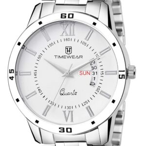 TIMEWEAR Analog Day Date Functioning Stainless Steel Chain Watch for Men TIMEWEAR Analog Day Date Functioning Stainless Steel Chain Watch for Men