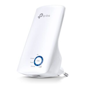TP-Link TL-WA850RE N300 Wireless Range Extender, Broadband/Wi-Fi Extender, Wi-Fi Booster/Hotspot with 1 Ethernet Port, Plug and Play, Built-in Access Point Mode TP-Link TL-WA850RE N300 Wireless Range Extender, Broadband/Wi-Fi Extender, Wi-Fi Booster/Hotspot with 1 Ethernet Port, Plug and Play, Built-in Access Point Mode