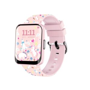 WatchOut Champion Kids SmartWatch with Habit Building, Heart Rate, Water Reminder, Curved Sceen, Waterproof, Activity Track, School Mode, Best Gift, Boys, Girls, Age 3-17, SharkTank Fame (Blush Pink) WatchOut Champion Kids SmartWatch with Habit Building, Heart Rate, Water Reminder, Curved Sceen, Waterproof, Activity Track, School Mode, Best Gift, Boys, Girls, Age 3-17, SharkTank Fame (Blush Pink)
