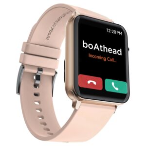 boAt Wave Call Smart Watch w/Bluetooth Calling, 1.69″ (4.2 cm) HD Display w/ 550 NITS & 70% Color Gamut, 150+ Watch Faces, Multi-Sport Modes,HR,SpO2, IP68(Flamingo Pink) boAt Wave Call Smart Watch w/Bluetooth Calling, 1.69″ (4.2 cm) HD Display w/ 550 NITS & 70% Color Gamut, 150+ Watch Faces, Multi-Sport Modes,HR,SpO2, IP68(Flamingo Pink)