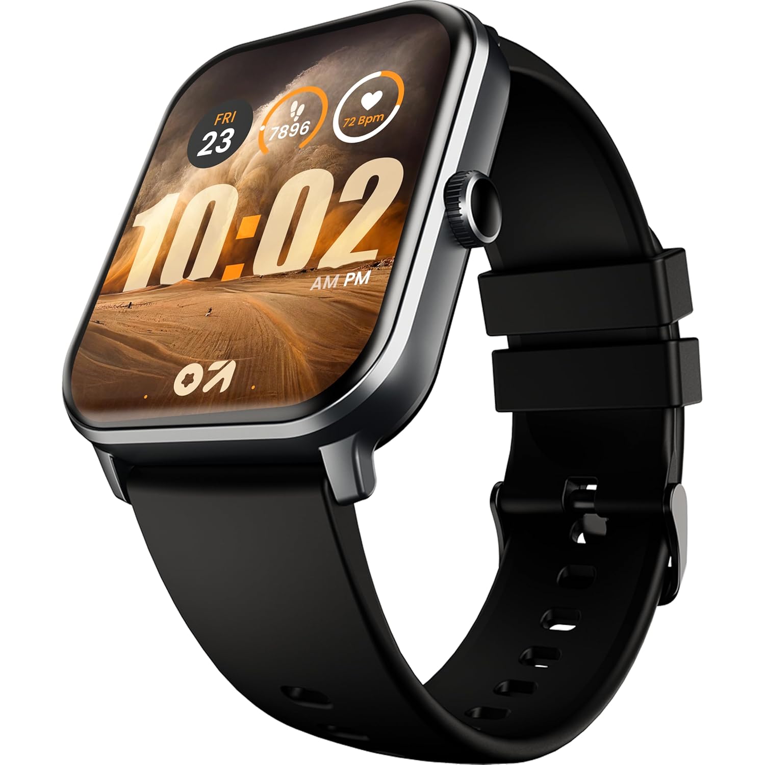 GOBOULT Drift+ Smart Watch 1.85”HD Screen, Bluetooth Calling, IP68, 500 Nits Brightness,150+ Watchfaces, AI Voice Assistant, SpO2 Monitoring, 100+ Sports Mode Smartwatch (Jet Black) GOBOULT Drift+ Smart Watch 1.85”HD Screen, Bluetooth Calling, IP68, 500 Nits Brightness,150+ Watchfaces, AI Voice Assistant, SpO2 Monitoring, 100+ Sports Mode Smartwatch (Jet Black)