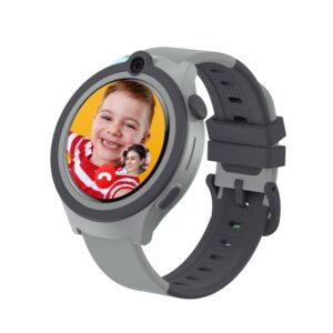 SPIKY Smart Watch for Kids Girls and Boys, GPS Tracking Smartwatch with 4G Sim Support, SOS, Long Battery, WiFi, IP68 | Voice & Video Call Watch (Black)