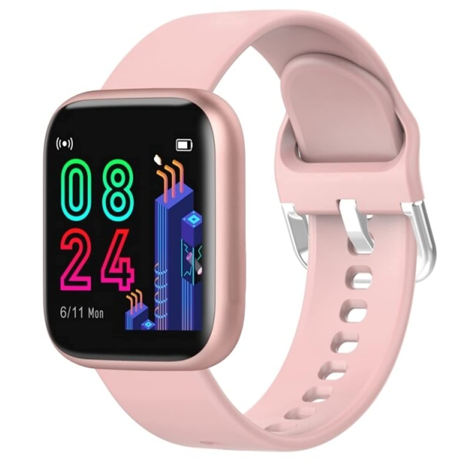 Smart Watch for Kids, Men, Boys, Girls, and Women, D20 Plus 2025, Latest for Android and iOS Phones, IP68 Waterproof with Daily Activity Tracker, Heart Rate Sensor, Sleep Monitor Watch – Pink Smart Watch for Kids, Men, Boys, Girls, and Women, D20 Plus 2025, Latest for Android and iOS Phones, IP68 Waterproof with Daily Activity Tracker, Heart Rate Sensor, Sleep Monitor Watch – Pink