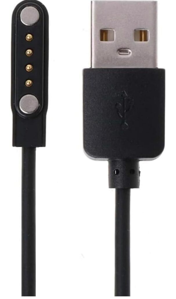 4 Pin USB Fast Charger Magnetic Charging Cable Adapter for Fire-Boltt Thunder Watch & Fire-Boltt Talk Smartwatch only