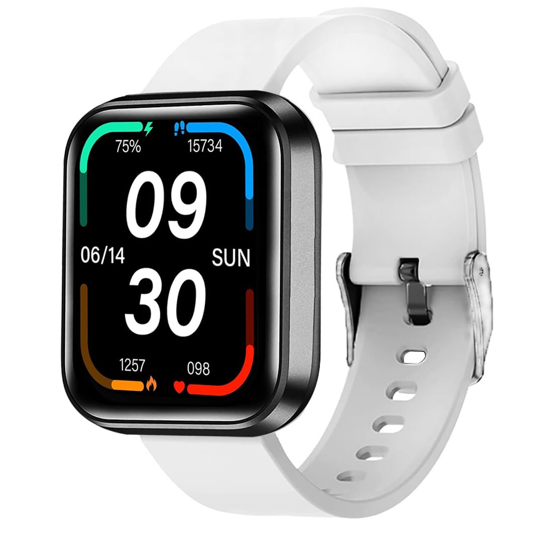 Bouncefit D20 Y68 Fitness Band Smart Watch for Men, Women, Boys, Girls, Kids – Single Touch Interface, Water Resistant, Workout Mode, Quick Charge Sports Smartwatch – White (FFF) Bouncefit D20 Y68 Fitness Band Smart Watch for Men, Women, Boys, Girls, Kids – Single Touch Interface, Water Resistant, Workout Mode, Quick Charge Sports Smartwatch – White (FFF)