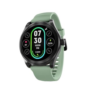 Fastrack VOX Pro Smart Watch with Offline Voice Commands,to-Do List, Rotary Crown, 1.38” TFT Display, BT Calling, 24/7 Health Suite, SpO2, HRM, Sleep Tracking, IP68 Water Resistant – Leafy Sage