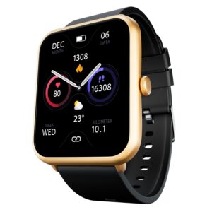 Fire-Boltt Ninja Call Pro Plus Smart Watch 1.83” HD Display, Bluetooth Calling, AI Voice Assistant, 100 Sports Modes, IP67 Waterproof, SpO2 Monitor, Smart Watch for Man & Woman- G Black