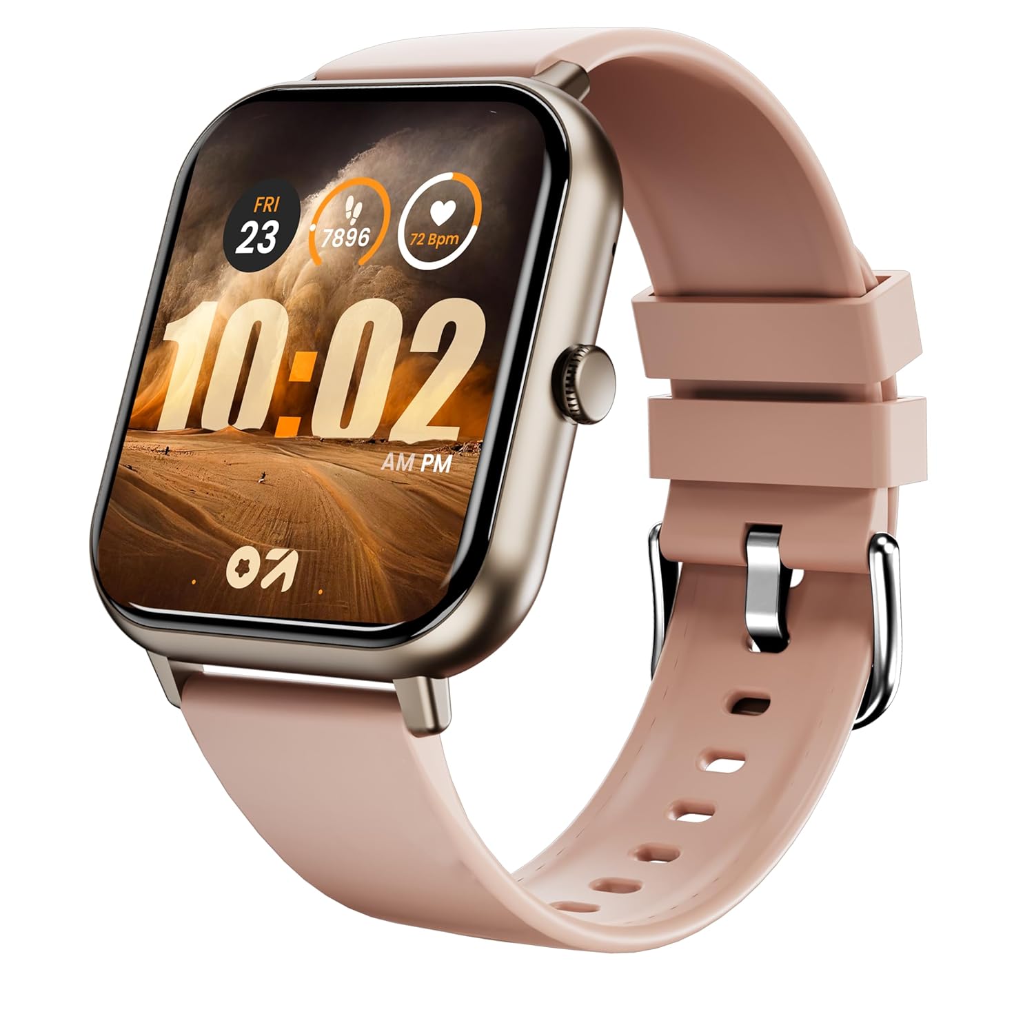 GOBOULT Drift+ Smart Watch 1.85”HD Screen, Bluetooth Calling, IP68, 500 Nits Brightness,150+ Watchfaces, AI Voice Assistant, SpO2 Monitoring, 100+ Sports Mode Smartwatch (Peach Fuzz) GOBOULT Drift+ Smart Watch 1.85”HD Screen, Bluetooth Calling, IP68, 500 Nits Brightness,150+ Watchfaces, AI Voice Assistant, SpO2 Monitoring, 100+ Sports Mode Smartwatch (Peach Fuzz)