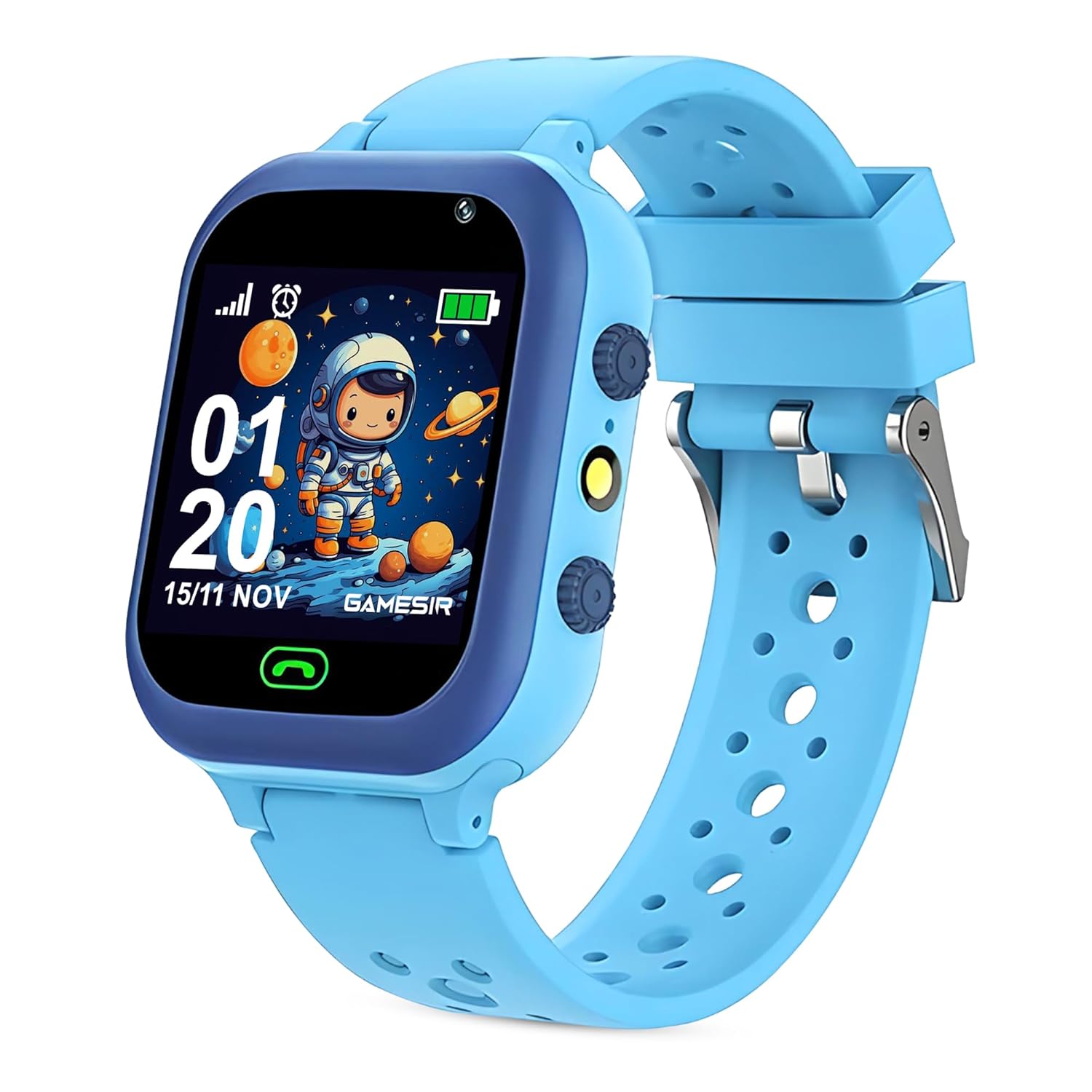 GameSir Q15 Kids Smart Watch 1.44″ TFT Display 3G / 4G SIM Support, Learning & Gaming Apps, Gifting Watch, Waterproof, GPS Tracking, Bluetooth Calling Features Smartwatch for Boys & Girls (Blue) GameSir Q15 Kids Smart Watch 1.44″ TFT Display 3G / 4G SIM Support, Learning & Gaming Apps, Gifting Watch, Waterproof, GPS Tracking, Bluetooth Calling Features Smartwatch for Boys & Girls (Blue)