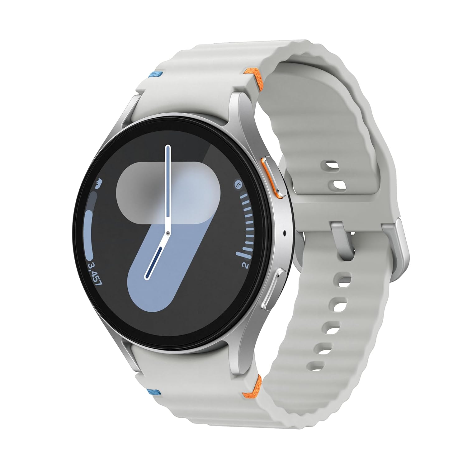 Samsung Galaxy Watch 7 (44mm, Silver, BT) with 3nm Processor | Dual GPS | Sapphire Glass & Armour Aluminum | 5ATM & IP68 | HR, SpO2, BP & ECG Monitor Samsung Galaxy Watch 7 (44mm, Silver, BT) with 3nm Processor | Dual GPS | Sapphire Glass & Armour Aluminum | 5ATM & IP68 | HR, SpO2, BP & ECG Monitor