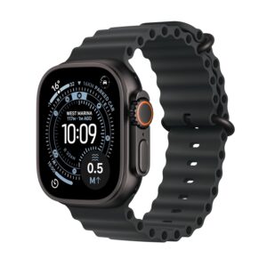 Apple Watch Ultra 3 GPS + Cellular 49mm Black Titanium Case with Black Ocean Band