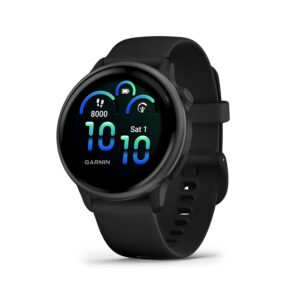 Garmin vívoactive® 6, Health and Fitness GPS Smartwatch, AMOLED Display, Up to 11 Days of Battery, Slate with Black Band