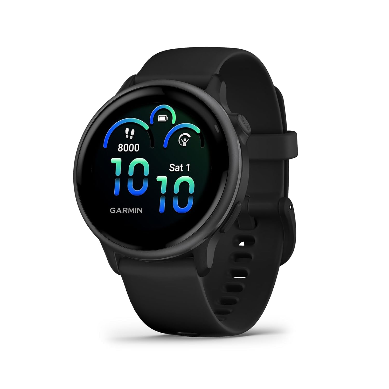 Garmin vívoactive® 6, Health and Fitness GPS Smartwatch, AMOLED Display, Up to 11 Days of Battery, Slate with Black Band Garmin vívoactive® 6, Health and Fitness GPS Smartwatch, AMOLED Display, Up to 11 Days of Battery, Slate with Black Band