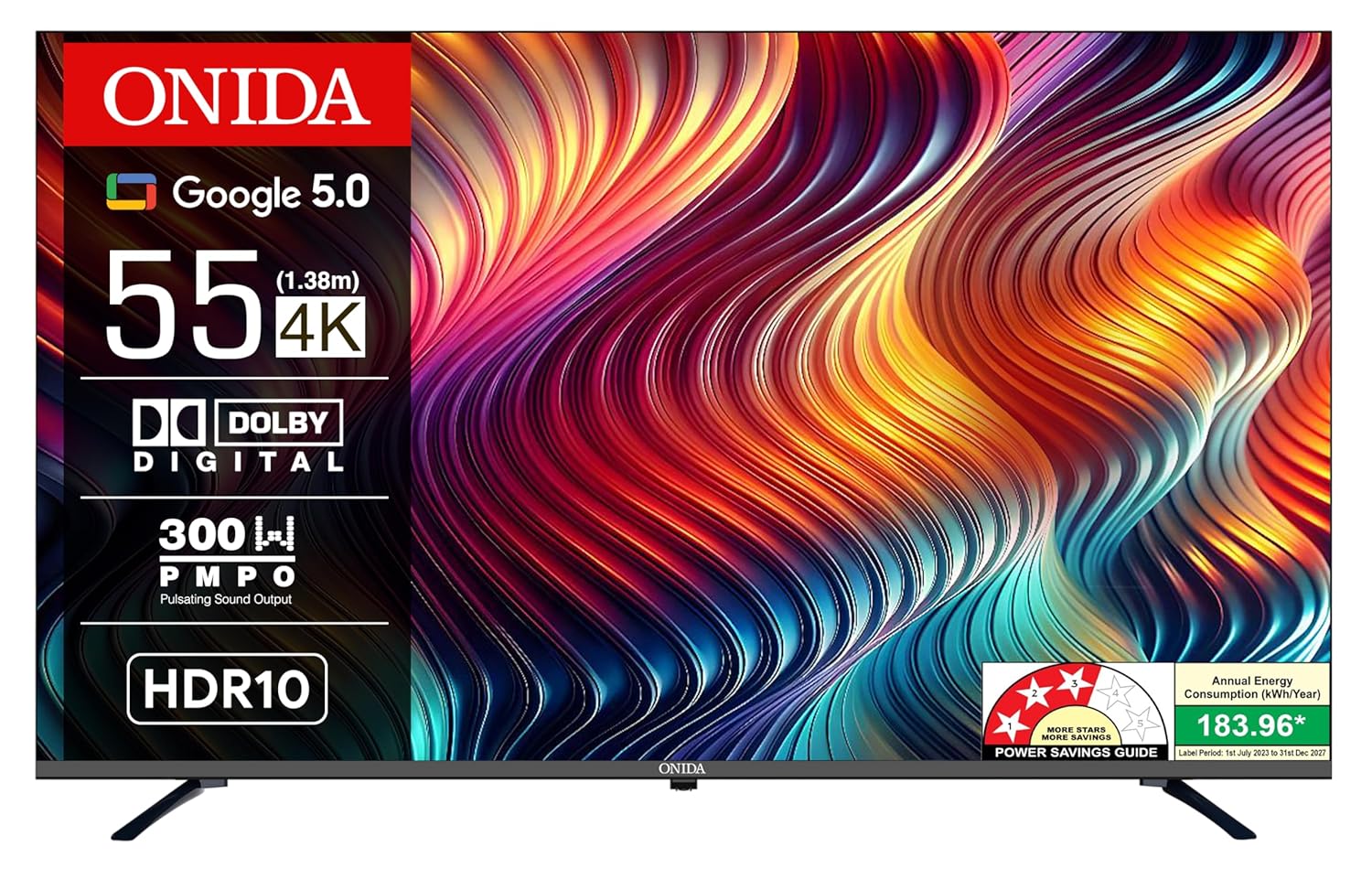 Onida 139 cm (55 inch) Nexg Series 4K Ultra HD Smart LED Google TV 55UZI Onida 139 cm (55 inch) Nexg Series 4K Ultra HD Smart LED Google TV 55UZI