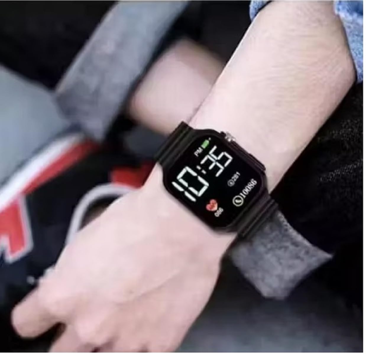 SELLORIA Brand A LED Display Fashionable Digital Watches for Boys and Girls SELLORIA Brand A LED Display Fashionable Digital Watches for Boys and Girls