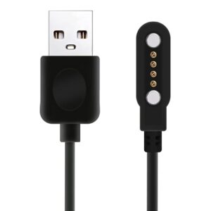 Smart Watch Charger Smartwatch Charging Cable 4 Pin Cord, Universal Magnetic Charger Contact pin spacing 7.62 mm
