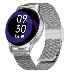 Vibez by Lifelong Smartwatch for Women | 1.28″ HD Display | One Watch .Two Straps |Bluetooth Calling, Multiple Watch Faces, Health Tracker, 7-Day Battery|1 Year Warranty(VBSWW72,Emerald Series)