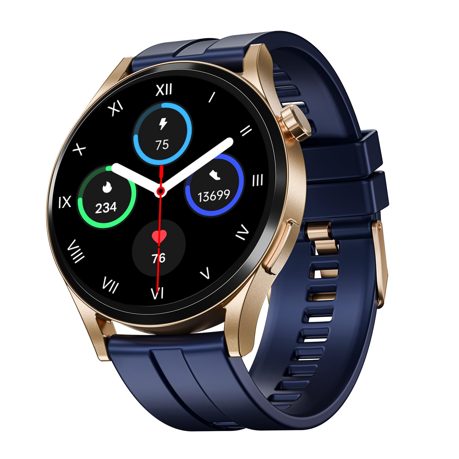 boAt Chrome Horizon, Video Watch Faces, 1.51” AMOLED Display, HRV & VO2 Max, Auto-Activity Detection, ASAP Charge, Advanced Bluetooth Calling, IP68, Heart Rate & SpO2 Monitor Smart Watch(Royal Blue) boAt Chrome Horizon, Video Watch Faces, 1.51” AMOLED Display, HRV & VO2 Max, Auto-Activity Detection, ASAP Charge, Advanced Bluetooth Calling, IP68, Heart Rate & SpO2 Monitor Smart Watch(Royal Blue)
