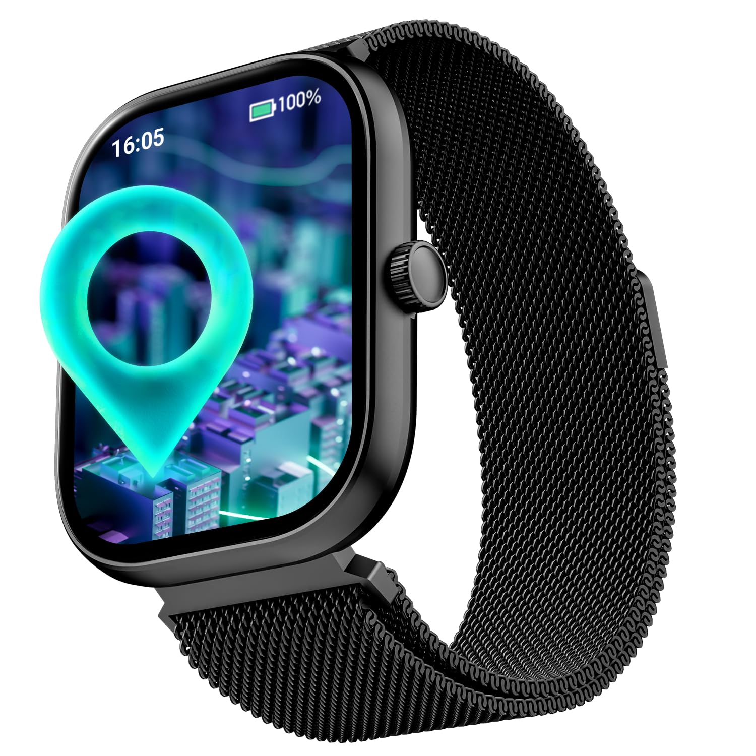 boAt Wave Sigma 3 w/Turn-by-Turn Navigation, 2.01″ (5.1 cm) HD Display, BT Calling, Crest+ OS, QR Tray, Watch Face Studio, Coins, Emergency SOS Smart Watch for Men & Women(Metal Black) boAt Wave Sigma 3 w/Turn-by-Turn Navigation, 2.01″ (5.1 cm) HD Display, BT Calling, Crest+ OS, QR Tray, Watch Face Studio, Coins, Emergency SOS Smart Watch for Men & Women(Metal Black)