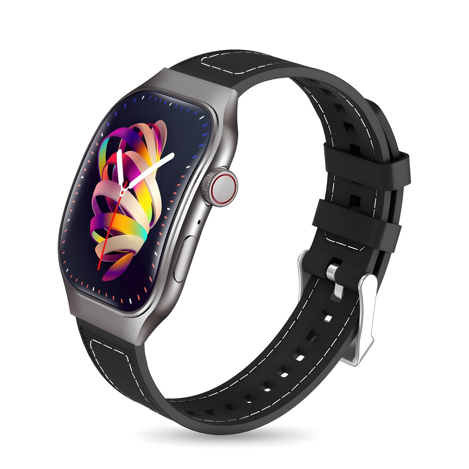 PunnkFunnk Newly Launched Fitrivo SmartWatch 2.01″ Curved AMOLED Display, 100+ Watch Faces, Crown Control, 100+ Sports Modes, Health Tracking, Bluetooth Calling, IP67, for Men & Women (Black) PunnkFunnk Newly Launched Fitrivo SmartWatch 2.01″ Curved AMOLED Display, 100+ Watch Faces, Crown Control, 100+ Sports Modes, Health Tracking, Bluetooth Calling, IP67, for Men & Women (Black)