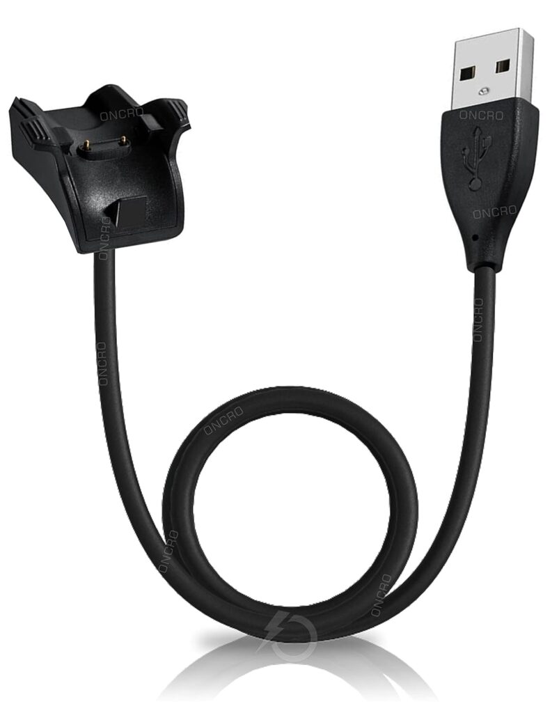 Compatible Hu-awei Honor band 5 charger charging dock 2 gold pin USB cable for 4, 3, Band 2 Pro, Hu-awei Band 3 Pro adapter smart watch dongle clip (Tracker is not Included)