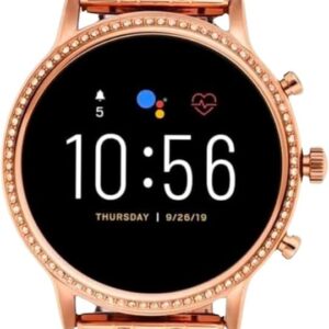 Kalpana’s Gen 9 Diamond Strap HD Display 2 Straps Bluetooth Calling Smartwatch for Mens and Womens (Rose Gold Strap) with 500+ Watch Faces