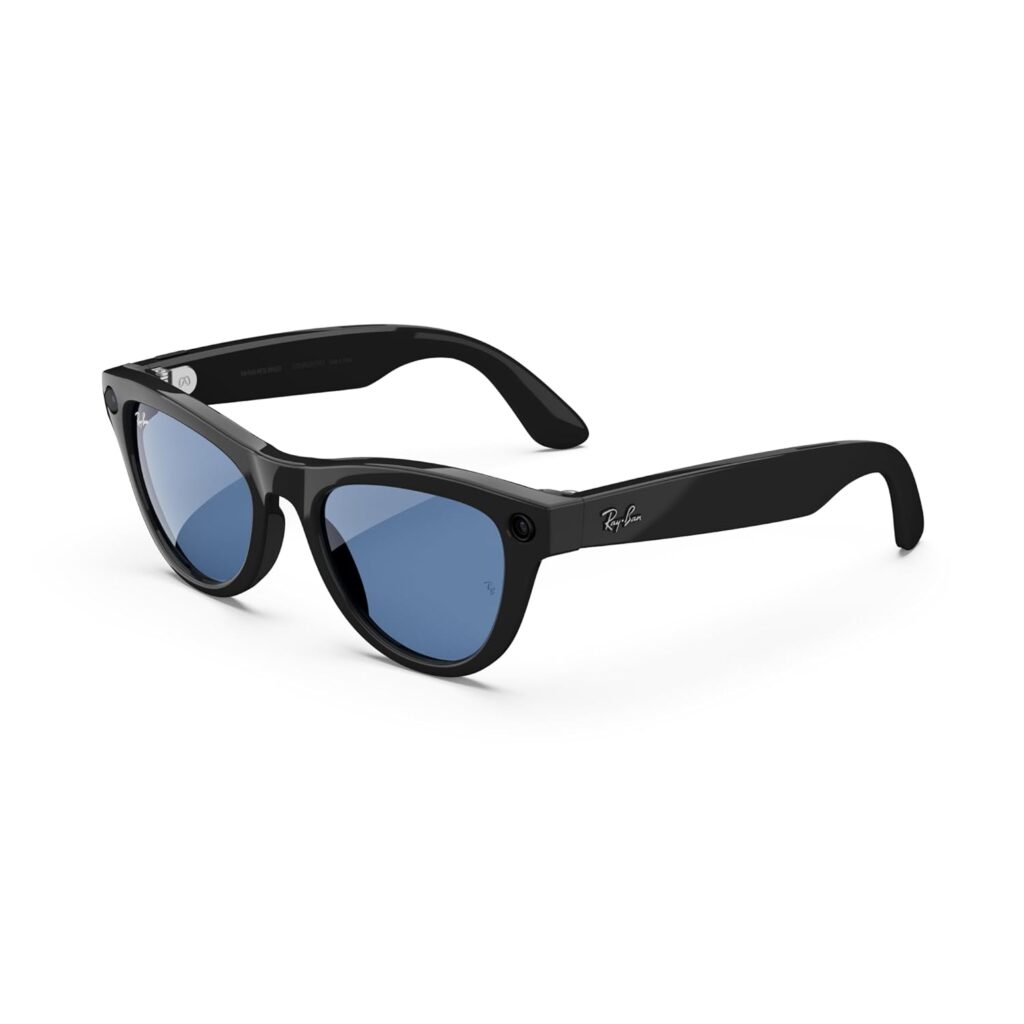 Ray-Ban | Meta Skyler (Gen 1) – Shiny Black, Transitions® Cerulean Blue Lenses
