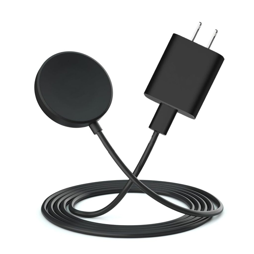 Replacement Samsung Watch Charger for Samsung Galaxy Watch 6/7/Ultra, 6 Classic, 5/5 Pro/4/4 Classic/3/Active 2/Active 1 Wireless Fast Wall Adapter with Magnetic Wireless Charging Cable (3.3FT)