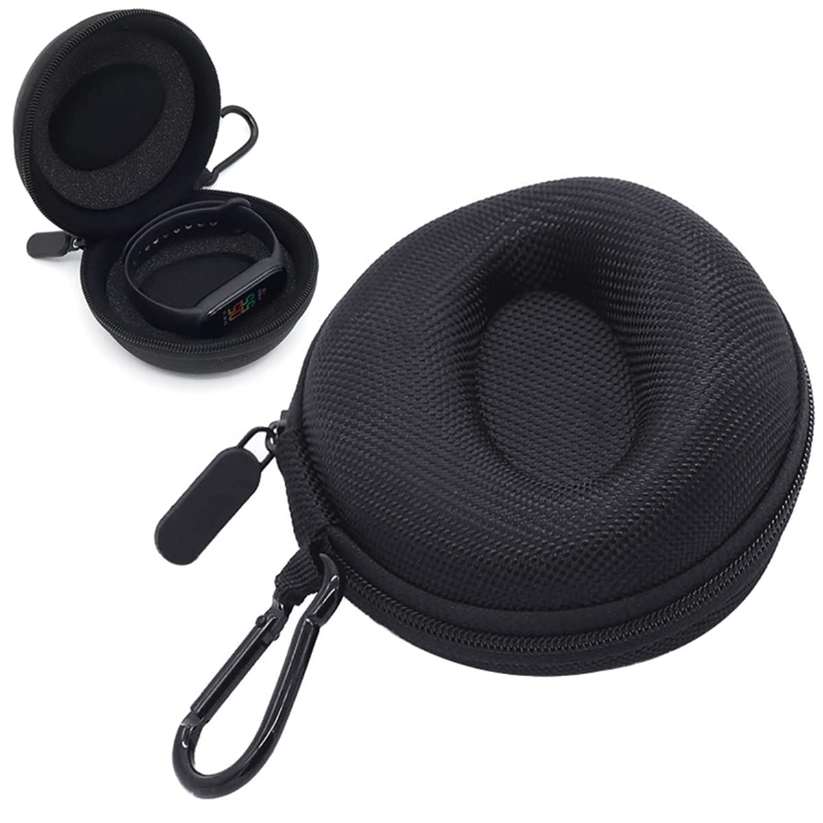 Verilux Travel Watch Hard Storage Box Case Cover for 38mm/42mm/40mm/44mm iWatch Series5/4/3/2/1,Wristwatches & Smart Watches up to 50mm, Black, Nylon Verilux Travel Watch Hard Storage Box Case Cover for 38mm/42mm/40mm/44mm iWatch Series5/4/3/2/1,Wristwatches & Smart Watches up to 50mm, Black, Nylon