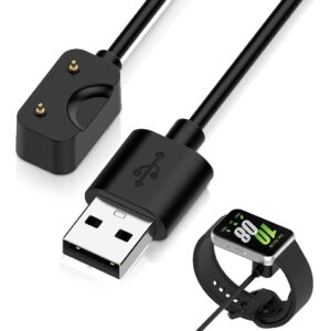 ZORBES® USB Charger for Samsung Galaxy Fit 3 (1.6” Display) Replacement 3.3ft USB Charging Cable Dual Pin Mag-netic Charging Cable for Samsung Galaxy Fit3