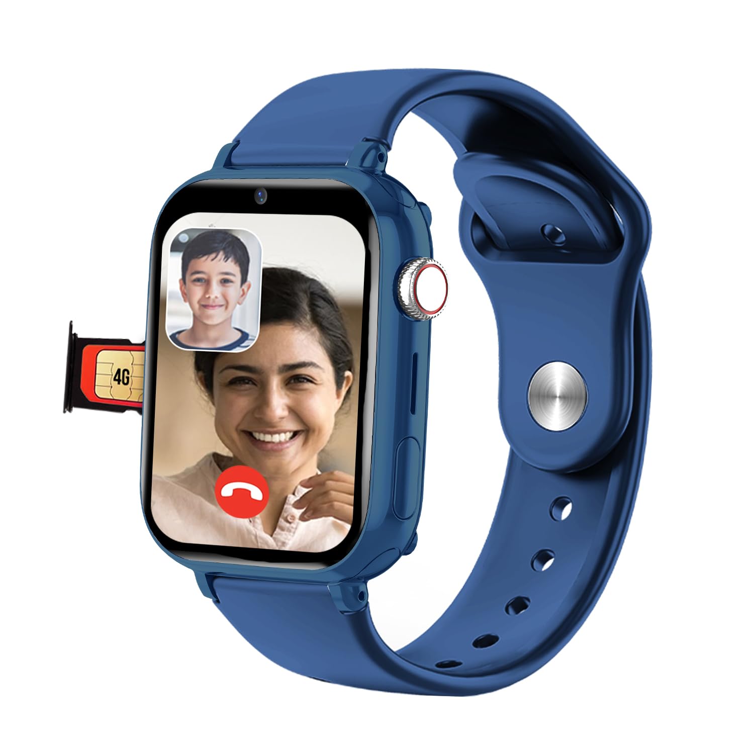 sekyo ‘Magic Pro’ 4G Kids Smart Watch | Live GPS Tracker, Video Call, Pedometer, Habit Coach, Route History, Family Group Chat, Safe Zone Alert, SOS, App Control | Kids SmartWatch for Boys/Girls -Blue sekyo ‘Magic Pro’ 4G Kids Smart Watch | Live GPS Tracker, Video Call, Pedometer, Habit Coach, Route History, Family Group Chat, Safe Zone Alert, SOS, App Control | Kids SmartWatch for Boys/Girls -Blue