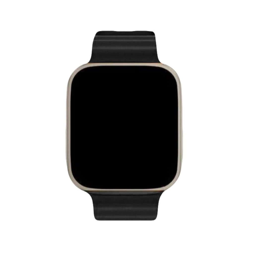 Ultra Smart Watch with Beautiful Strap, Bluetooth Calling Smart Watch, 1.99″ Touch Display with Fitness & Outdoor, Health & Medical Tracker, 8 Unique UI Interactions (Black)