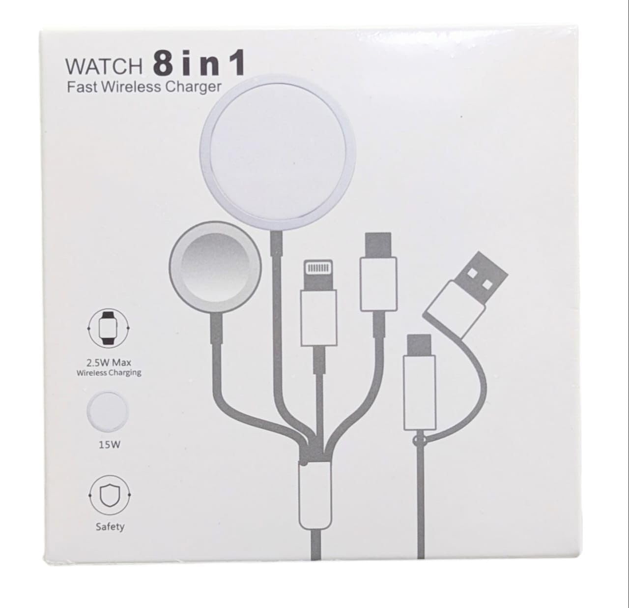 FKU 8 in 1 Watch Charger for 14/13/12/11/Pro/Max/XR/XS/Pad/AirPods 1/2/3/Pro&iPad Series, smart Charger n iWatch Smart Watch Charger for Apple Watch Series 1-8/SE1/SE2 FKU 8 in 1 Watch Charger for 14/13/12/11/Pro/Max/XR/XS/Pad/AirPods 1/2/3/Pro&iPad Series, smart Charger n iWatch Smart Watch Charger for Apple Watch Series 1-8/SE1/SE2