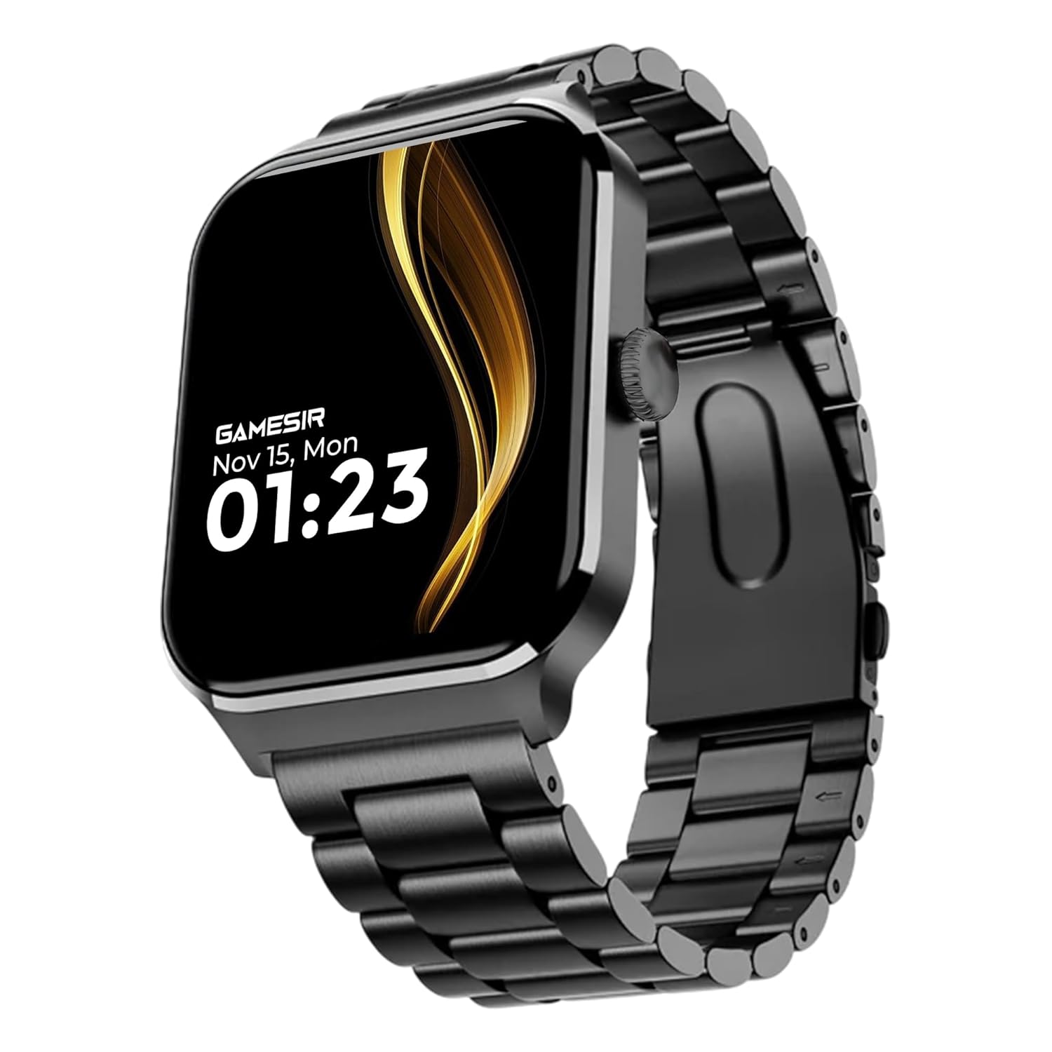 GameSir Nexoro 2.01” Smartwatch for Men & Women Bluetooth Call, Heart Rate, SpO2, Sleep & 100+ Sports Modes, IP68 Waterproof, Compatible with Android & iPhone (Metal Black) GameSir Nexoro 2.01” Smartwatch for Men & Women Bluetooth Call, Heart Rate, SpO2, Sleep & 100+ Sports Modes, IP68 Waterproof, Compatible with Android & iPhone (Metal Black)