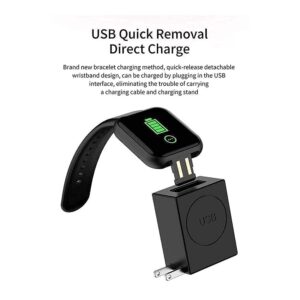 mi Smart Watch for Kids Men blus Girls Women ID116 Plus Touchscreen Smart Watch Bluetooth 1.44 HD Screen Smart Watch with Daily Activity Tracker, Heart Rate Sensor, Sleep Monitor – Black