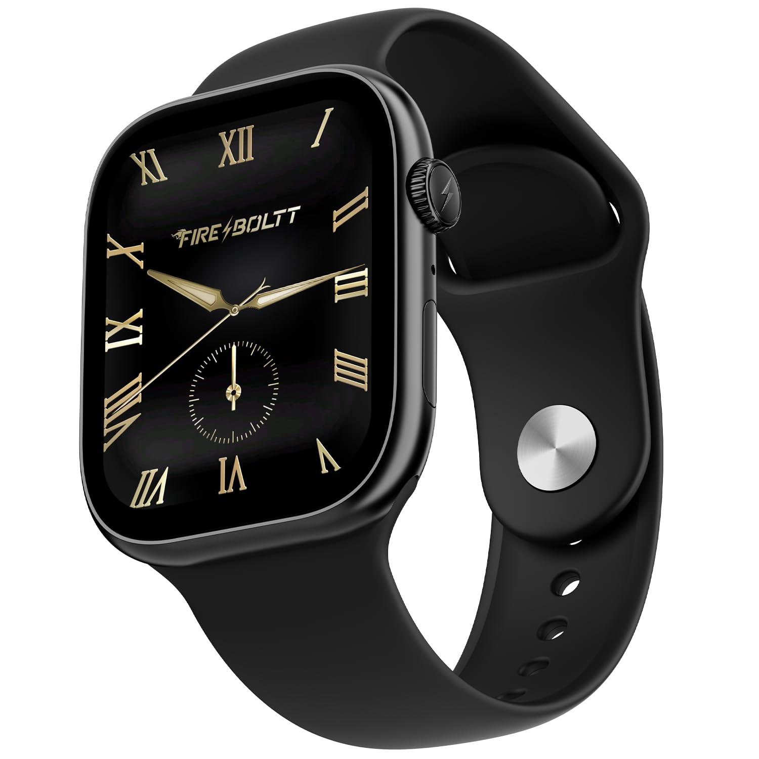 Fire-Boltt Ninja X Ring Smart Watch with 1.96” Always-On Display, Bluetooth Calling, Wireless Charging, AI Voice Assistant, 500+ Watch Faces, Health Suite, Smart Watch for Man & Woman – Black S Fire-Boltt Ninja X Ring Smart Watch with 1.96” Always-On Display, Bluetooth Calling, Wireless Charging, AI Voice Assistant, 500+ Watch Faces, Health Suite, Smart Watch for Man & Woman – Black S