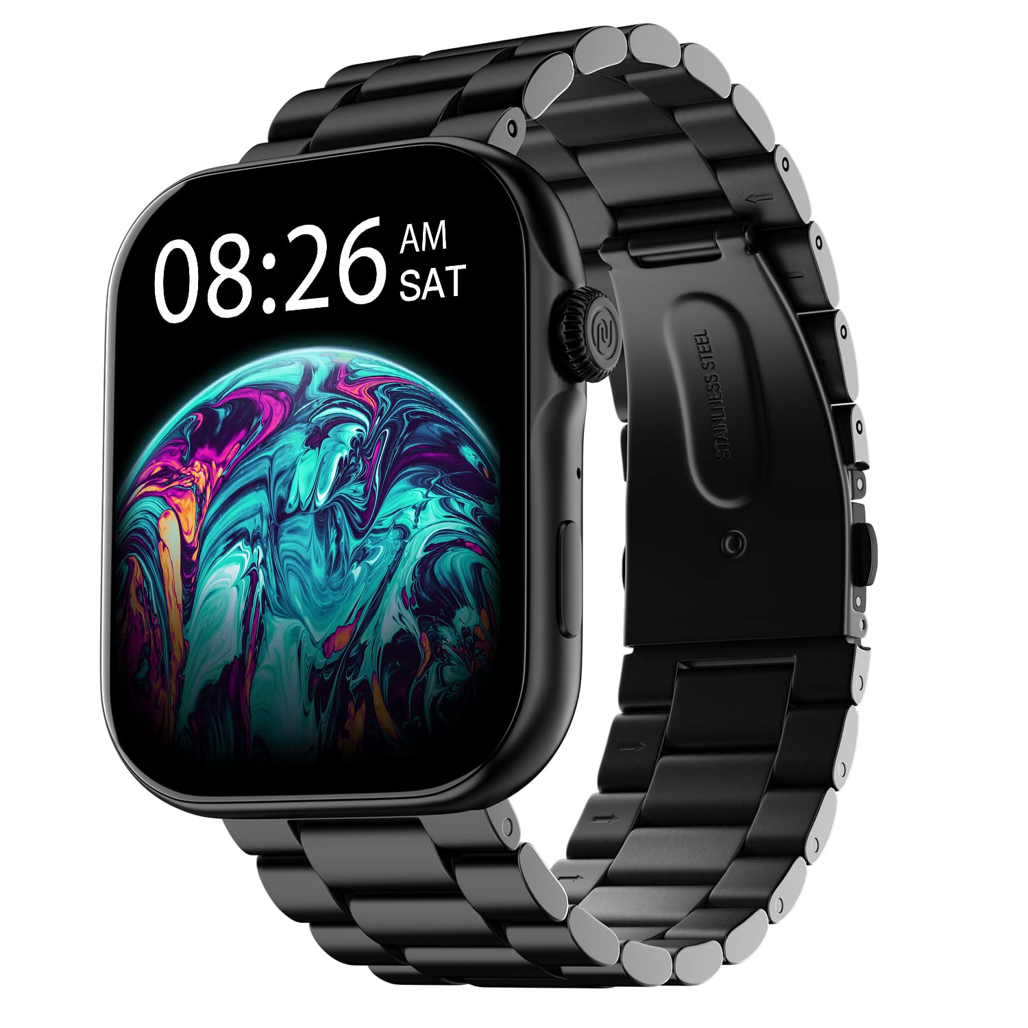 Noise ColorFit Ultra 3 Bluetooth Calling Smart Watch with Biggest 1.96″ AMOLED Display, Premium Metallic Build, Functional Crown, Gesture Control with Metallic Strap (Jet Black: Elite Edition) Noise ColorFit Ultra 3 Bluetooth Calling Smart Watch with Biggest 1.96″ AMOLED Display, Premium Metallic Build, Functional Crown, Gesture Control with Metallic Strap (Jet Black: Elite Edition)