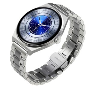 TIMEX Smart Neo 1.43″(3.6cm) AMOLED Display with BT Calling Smartwatch for Unisex – TWTXW1202T