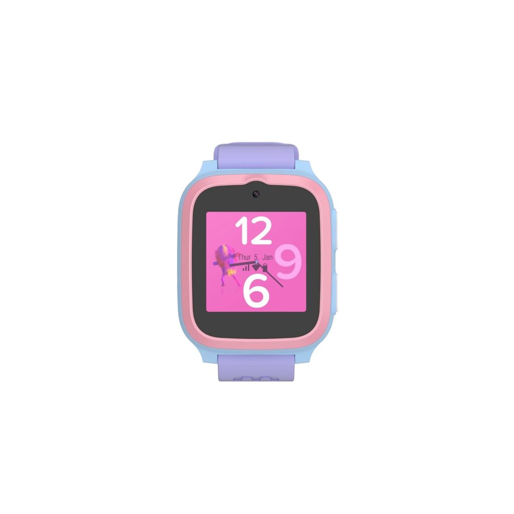 myFirst Fone S3 Fun with Fone OS for Kids I The Ultimate Kids Smartwatch Experience with Quad Core I Group Chatting Mode I Personalized Watch Faces I Heart Rate Monitoring – Cotton Candy Mix, Pink